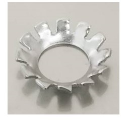 皿形外歯付きワッシャー